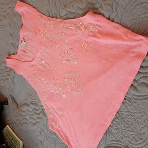 CLEARANCE!VS PINK sequin tank
